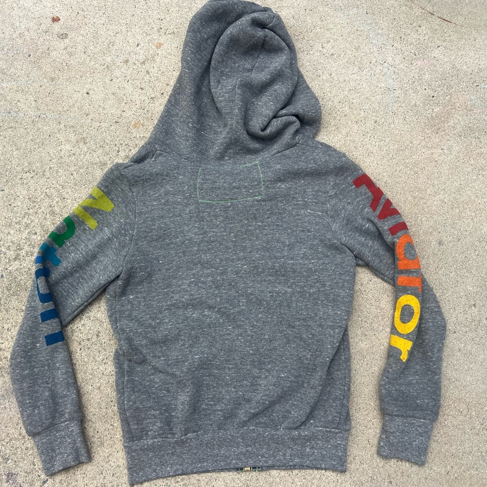 Aviator Nation Kids 4T gray hoodie - Picture 3 of 11
